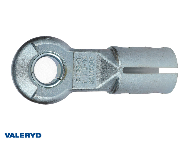 Dragögla DIN 40mm Knott Ø60mm rör, horisontal hålbild CC=55mm, M14