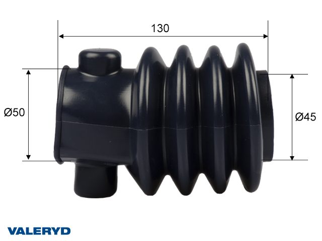 Gummibälg BPW ZAF 1,0-3 45/50 L=130