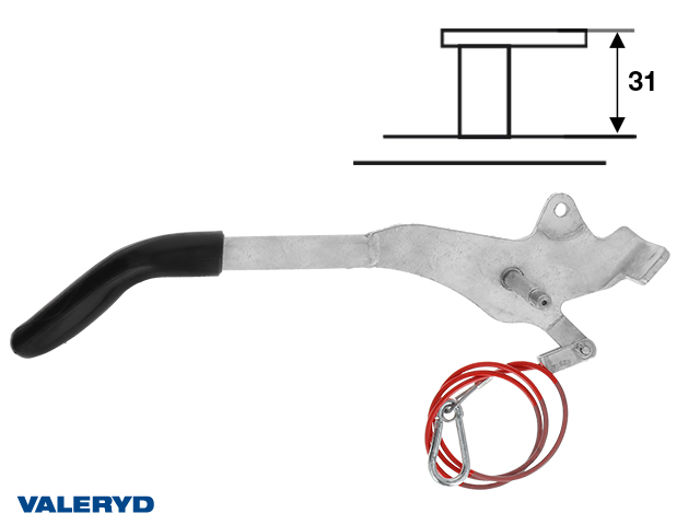Handbromsspak med K-wire Peitz PAV/SR 0,7/1,3/2,0/2,7; X=31mm