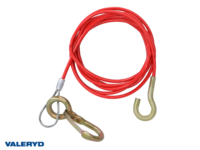 2259004 Säkerhetswire 2000mm med krok - Billede 1