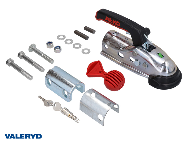 Kulkoppling 2700 kg AL-KO AK270 inkl. lås. Ø35/40/45/50 rör. Korsad/horisontal hålbild