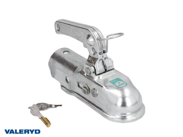 Kulkoppling 1200 kg, Ø50mm rör, Korsad hålbild CC=40