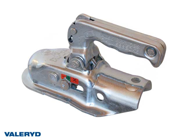 Kulkoppling 1500 kg, Ø46mm rör, Korsad hålbild CC=40, stål