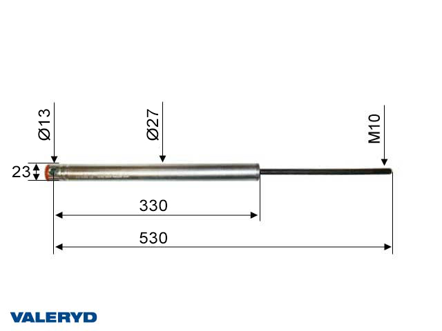 Påskjutsdämpare Knott KF/KR/KRV 7,5 CC=530