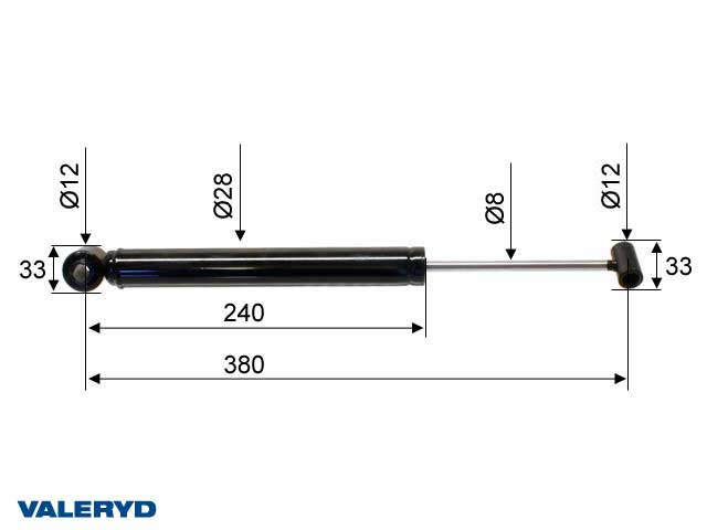 Påskjutsdämpare Peitz AER 20 CC=380