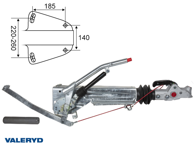 Påskjutsbroms AL-KO 2,8 VB/1 Ausf. C , V 2,8VB1/-C / FÜR RB 2051