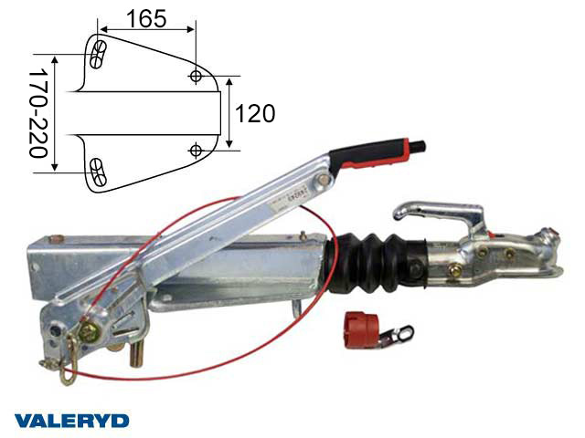 Påskjutsbroms Al-Ko 251G, utf. C; 1.550-3.000 kg