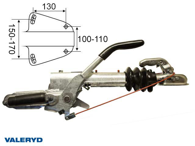 2425000 Påskjutsbroms Knott KFL12 utf. A 750-1300kg - Billede 1