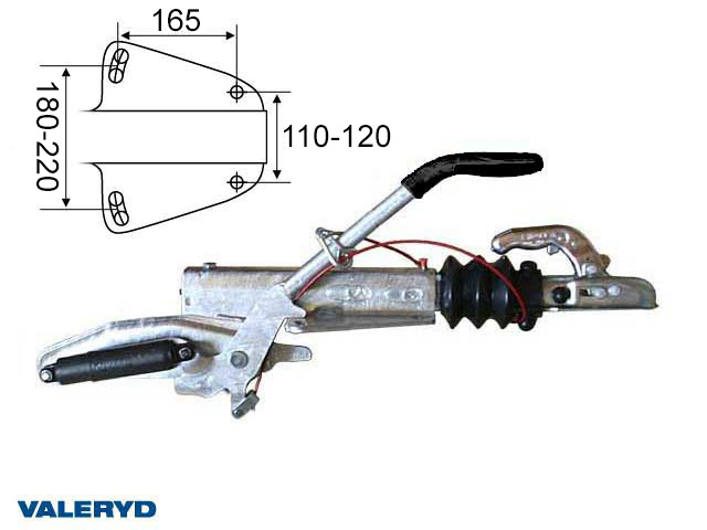 Påskjutsbroms Knott KF20-A, utf. GF, 1.100-2.000 kg