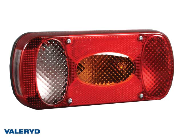 Baklampa passar till Aspöck Midipoint II Hö/Vä 218x98x57 skyltbel, backljus Bajonett 5-pol.