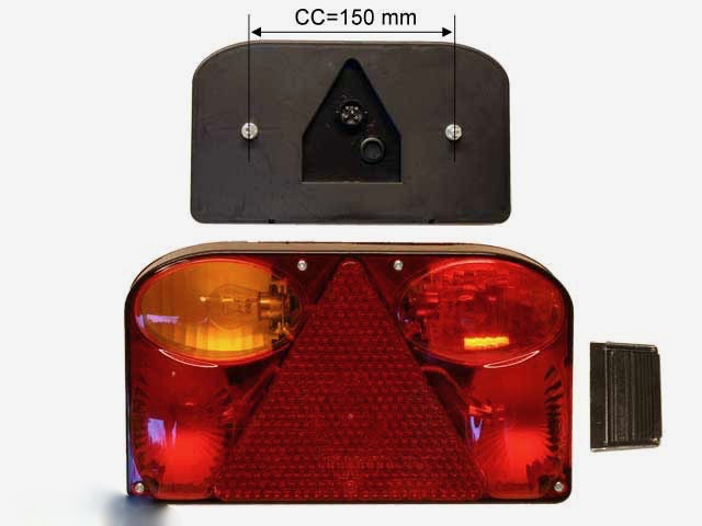 3010086 Vänster baklampa, komplett insats med dimljus - Billede 1