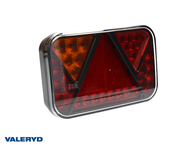 3010275 LED Baklampa Vä 200x130x50 12V, Bajonettanslutning 5-pol - Billede 1