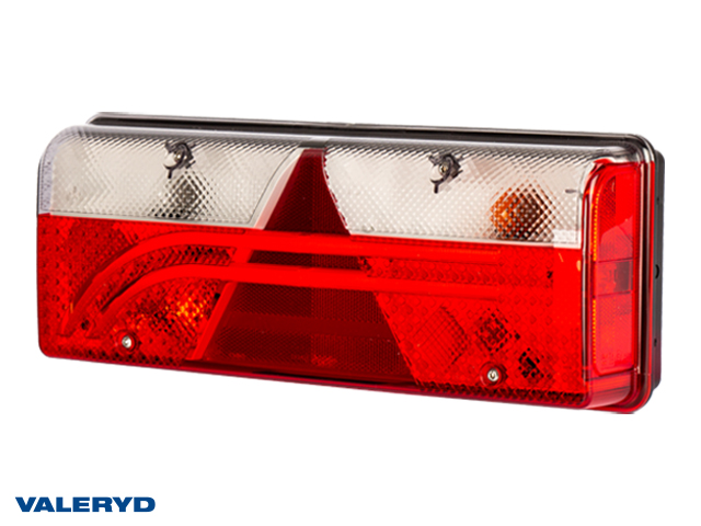 3012003 LED Baklampa Aspöck Europoint III Hö 400x153x88mm reflex, dimljus, 7 pol. ASS2.1 - Billede 1