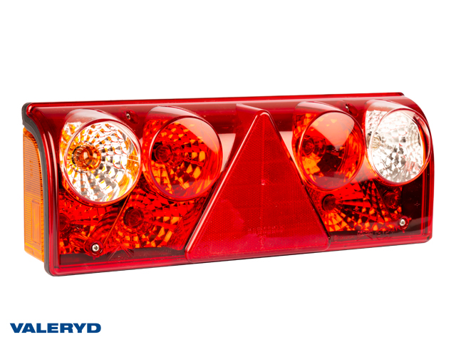 LED Baklampa Aspöck Europoint II Vä 426x154x85mm Backljus, reflex, dimljus, 7 pol. AMP