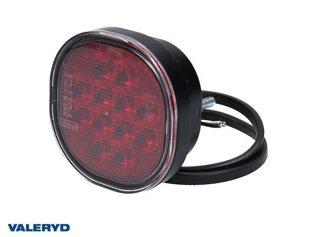 LED Dimljuslampa 75x75x33x ,2 , kabel 0,5m  , 2 x M5 skruvanslutning, CC=45mm