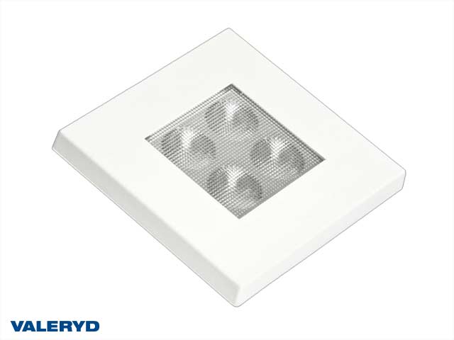 LED Innerbelysning fyrkantig 76x76 vit