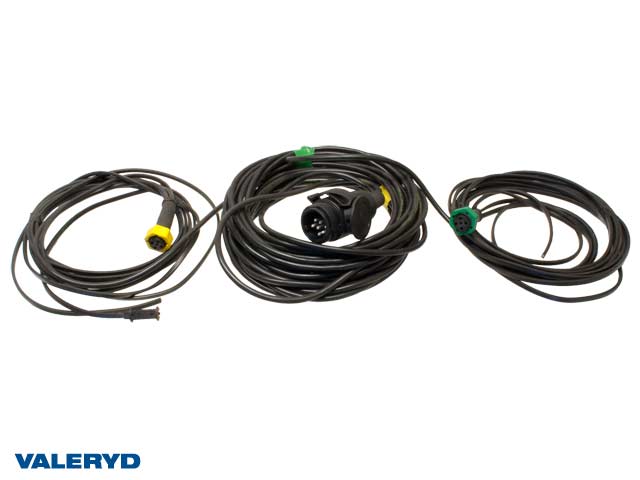 Huvudkabel 13-pol, 11,5m + 2x8,1m, dim- o 2 backljus