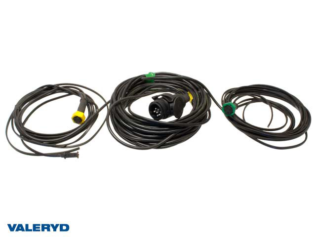 Huvudkabel 13-pol, 7,7m + 2x5,3m, Bajonettkontakt 6-pol.