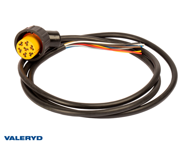 Adapter Aspöck Vä gul 7-pol. till ASS2 1,6m kabel