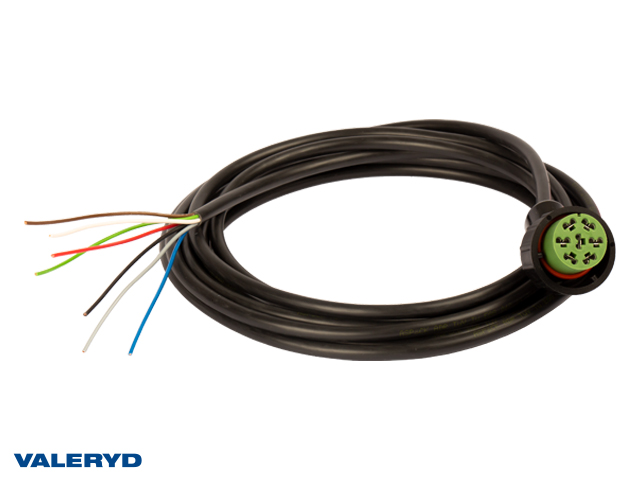 3064002 Adapter Aspöck Hö grön 7-pol. till ASS2 5m kabel - Billede 1