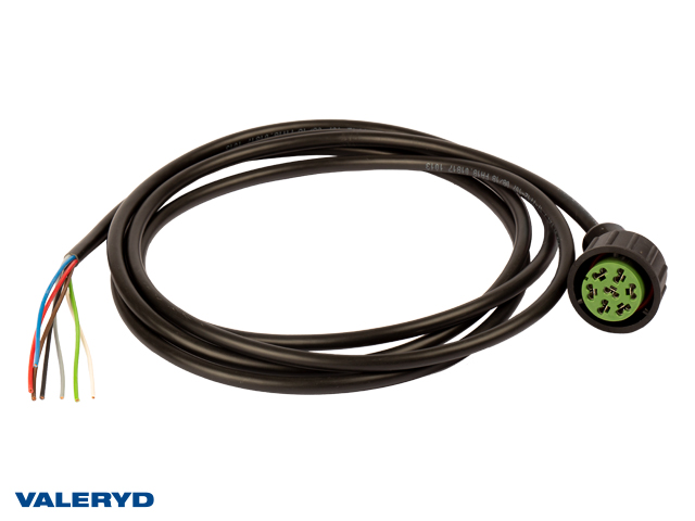 3064003 Adapter Aspöck Hö grön 7-pol. till ASS2 3m kabel - Billede 1