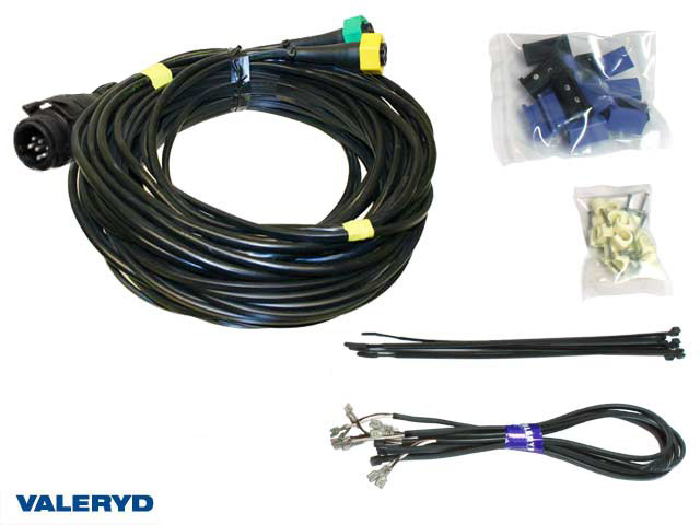 Kabelsats 13-pol, 11,5 m, dimljus & backljus x2