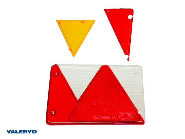 Reservglas Aspöck Multipoint 4 baklampa Vä 200x136x59 med skyltbelysning (till 3010048)