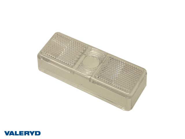 Reservglas Aspöck/Sim/Talmu positionsljus 110x41 vit med reflex