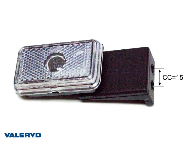 Positionsljus Jokon Höger 74x45x22,5 vit med gummifäste