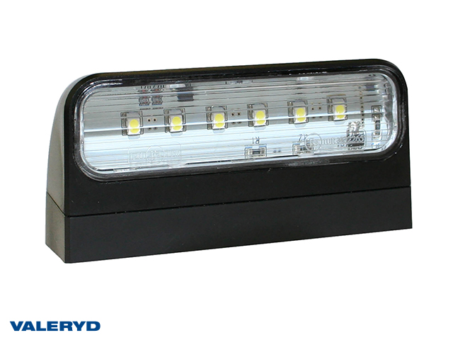 LED Nummerplåtslampa Aspöck Regpoint II 98x48x45mm 12/24V med P&R 0,50m kabel