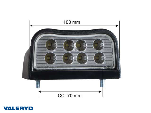 LED Skyltlykta Valeryd 95x55x50 12-30V