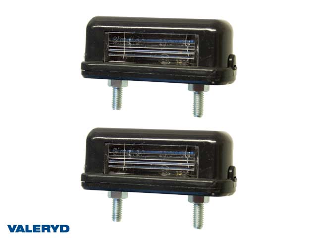 Skyltlykta 80x30 med skruvar CC=45mm (2-pack)