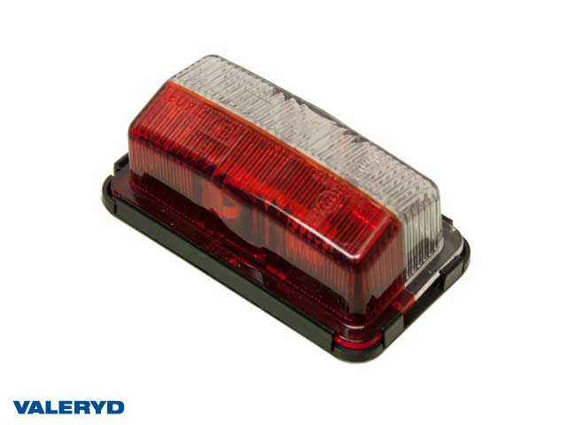 Breddmarkeringslykta vit/röd Jokon 78x43x31