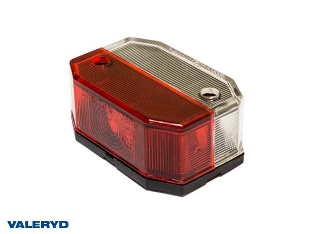 Breddmarkeringslykta Aspöck Flexipoint I, 65x44 vit/röd