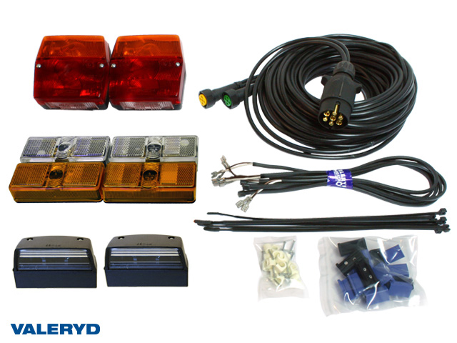 Belysningskit komplett 7 m, 7-pol.