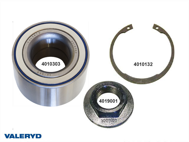 Hjullagersats compakt 30x60x37 vattenavvisande passar till AL-KO 1637, till 1 hjul