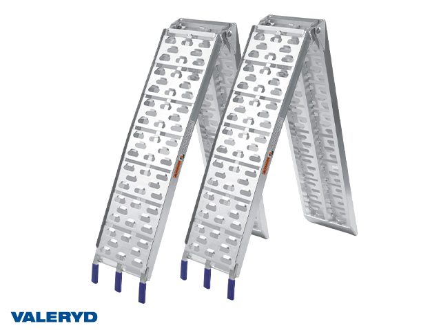 Lastramp aluminium 2260x305mm, vikbar: 1160x305mm, 680 kg/par (2-pack)