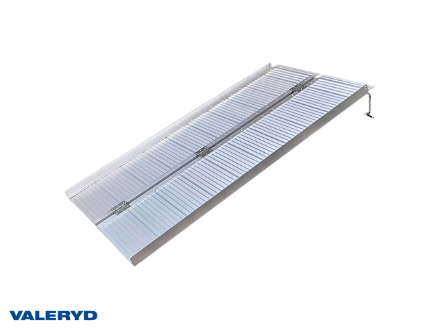 Lastramp aluminium 920x720x50mm, vikbar: 920x360x80mm, 270 kg