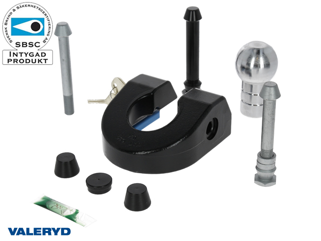 Släpvagnslås CombiLock, SSF-godkända, 66mm Blå Bult 12mm