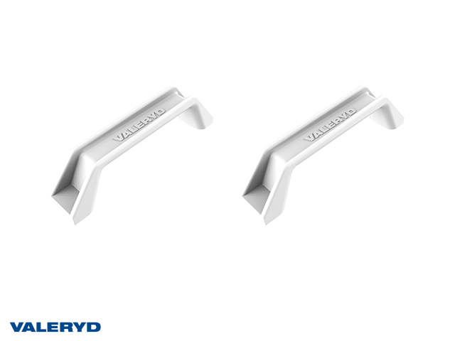 Handtag 180x35mm vit (2-pack)