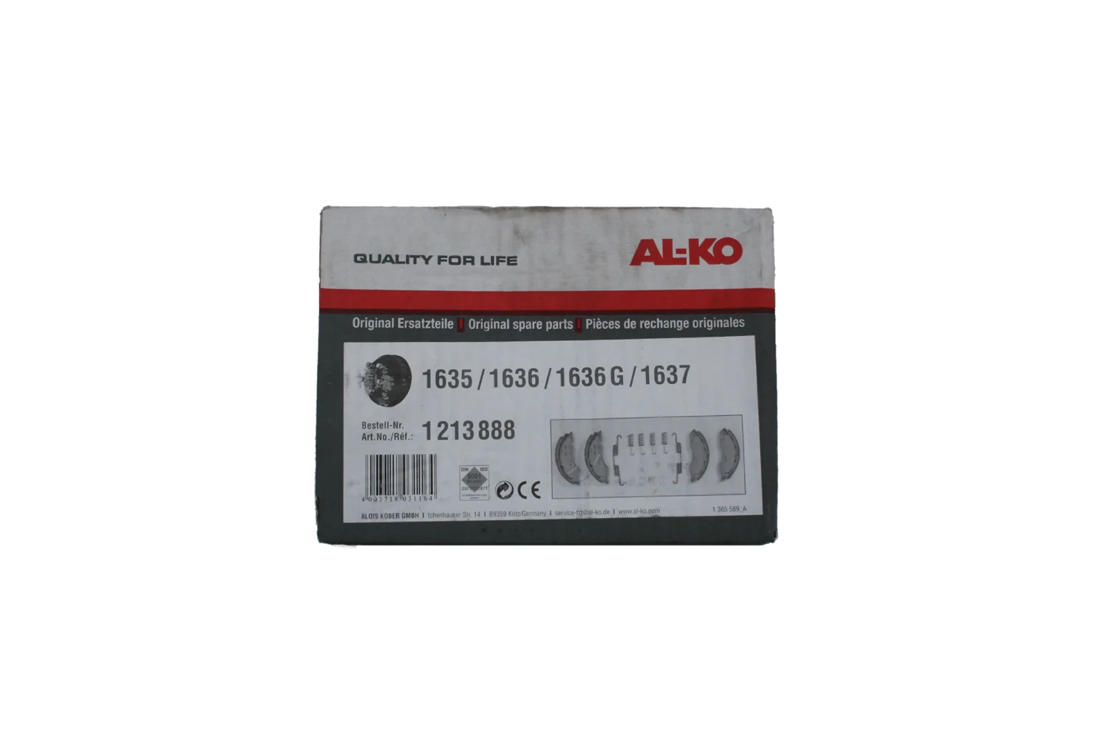 Bromsbackar-750kg Bromsbackar 750 kg AL-KO - Billede 1