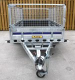 Proffs 292 Bromsat släpvagn 1000/1200/1300/1500kg med gallergrindar - Billede 5