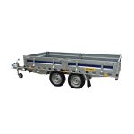 Högbyggt Boggie 292 obromsad släpvagn utan gallergrindar - Billede 8