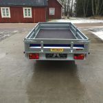 Högbyggt Boggie 292 obromsad släpvagn utan gallergrindar - Billede 3