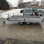 Högbyggt Boggie 292 obromsad släpvagn utan gallergrindar - Billede 5