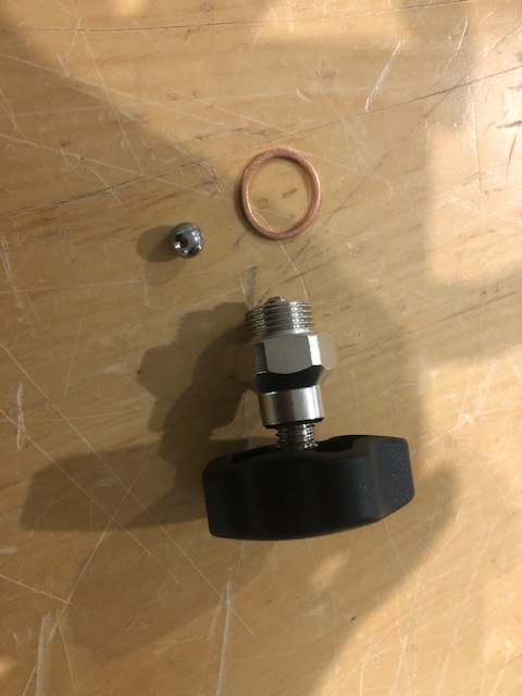 Ventil till hydraulisk hand pump