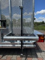 Maskinsläp 400 x 180 cm 3-axlar Totalvikt 3500 kg - Billede 4