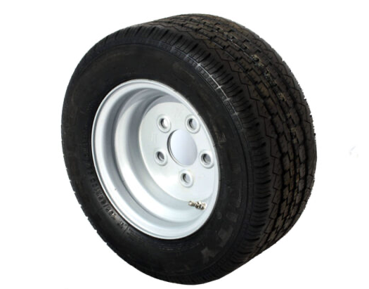 Sommardäck och fälg 10 tum, 5 bultar, 195 / 55 C för Multisläp 2700 kg och 3000 kg