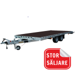 Multisläp 2700 kg 4,1 m med halkfritt Plywoodgolv