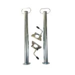 Stödben till släpvagn, komplett set, 2 st (ej montering)